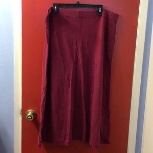 Burgundy color Skirt